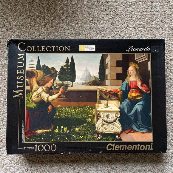 Lot of two 1,000 piece museum collection jigsaw puzzles. GUC - Picture 2 of 7